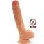GET REAL - DUAL DENSITY DILDO 25,5 CM BALLS SKIN