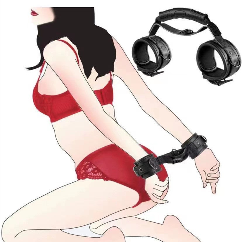 Handcuff Black Handcuff Bondage Training Toy Main image
