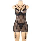 Comeondear Lace Gartered Lingerie Mesh Erotische Lingerie