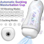 Penile Exercise Device, Penis Massager With 10 Vibration Modes And 5 Suction Modes, Penis Vibrator, Adult Couple Sex Toy
