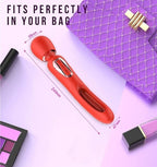 Female AV Vibrator- With 10 Vibration Modes, Adult- G-spot Clitoral Dildo, Adult- Sex- Toys