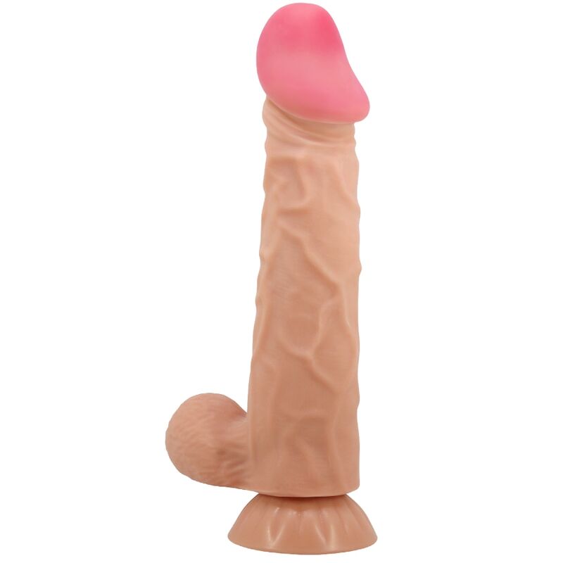 PRETTY LOVE - SLIDING SKIN SERIES REALISTIC DILDO WITH SLIDING SKIN SUCTION CUP 24 CM Main image