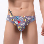 Personalized Print Skull Men's Briefs Men's