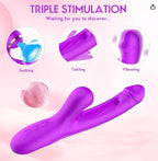 Vibrator Sex Toys For Women - 3IN1 Red Rabbit Vibrators Adult Toys