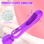 Adult Sex Toys Female Slap Vibrator, Couple Sex Toys With 7 Slap And 10 Vibration   Modes, Female G-spot Clitoral Dildo