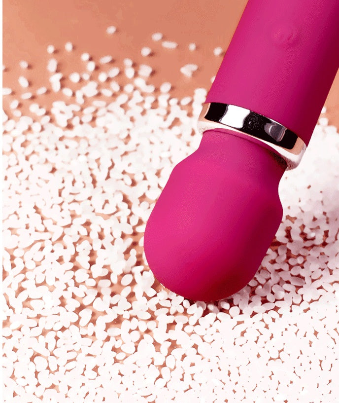 Female Clitoral Stimulator  8 Speed Silicone Red Secondary image