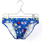 Personalized Print Skull Men's Briefs Men's