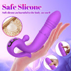 Female Masturbator, G-spot Clitoral  Vibrator, 10 Thrust Functions Telescopic Vibration Female Massager