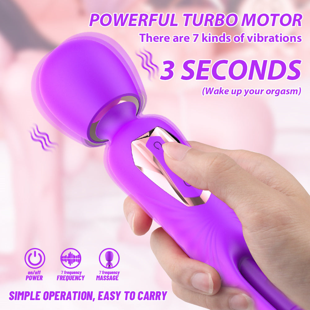 Adult Sex Toys Female Slap Vibrator, Couple Sex Toys With 7 Slap And 10 Vibration   Modes, Female G-spot Clitoral Dildo Main image