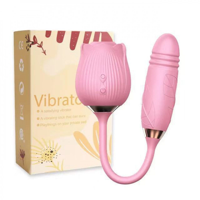 Sex Toy For Women & Couples, Vibrator Massager Clitoral Suction & G-Spot Stimulator, 10 Vibration Modes, Dual Use Design, USB Rechargeable, Discreet Wellness. Secondary image
