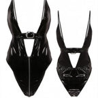 Women's Fashion One Piece Zip Bodysuit
