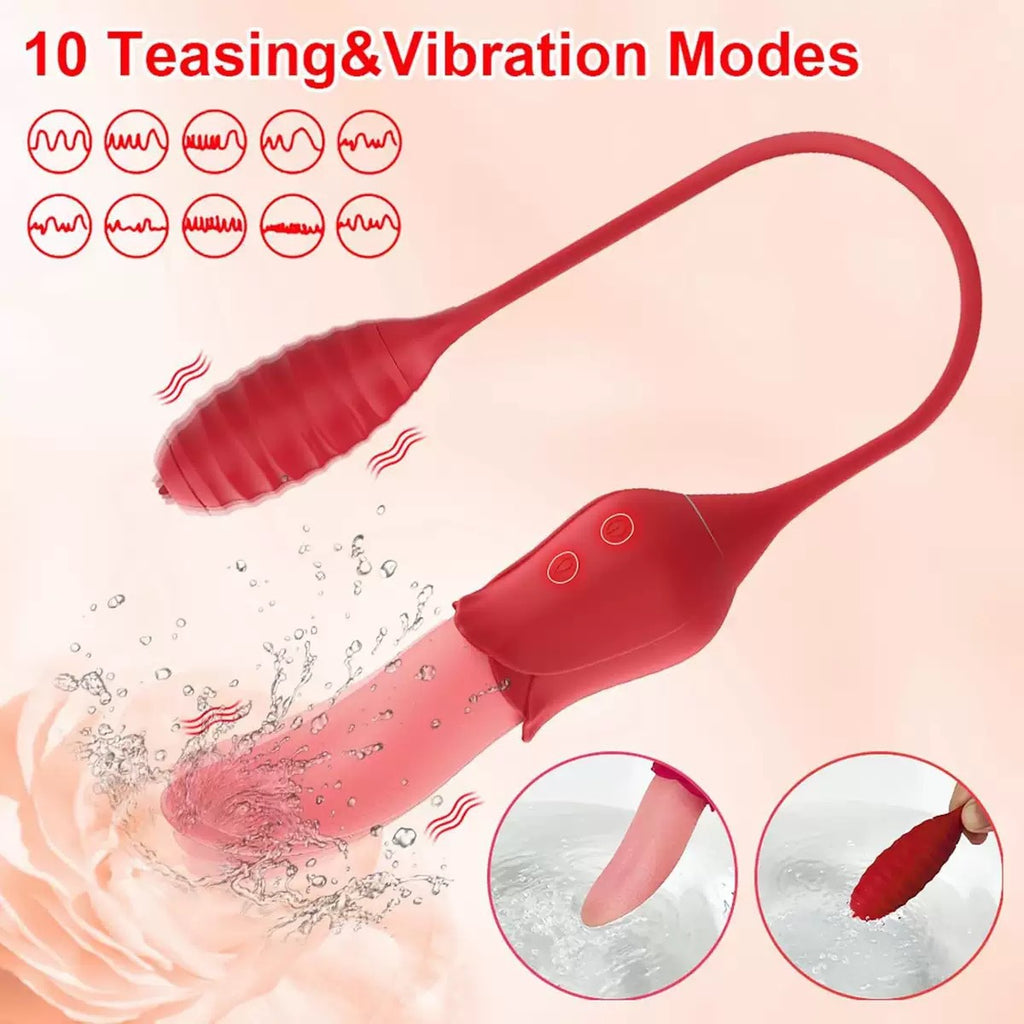 Female Tongue Licking Vibration Sucking
