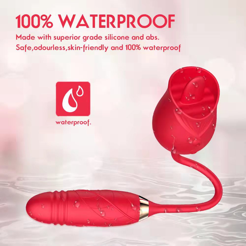 Double-headed Tongue Licking Vibration Retractable Female Products
