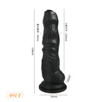 Sex Toys Big Black Dildo, Giant Realistic Dildos With Small Glans And Suction Cups