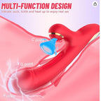 Vibrator Sex Toys For Women - 3IN1 Red Rabbit Vibrators Adult Toys