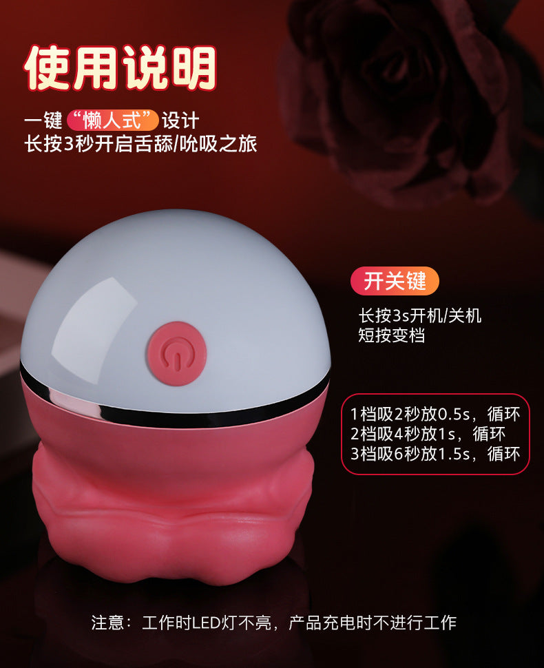 Rose Sex Toys Vibrator For Women - Adult Toys With 10 Vibrating & 10 Tongue Licking Modes