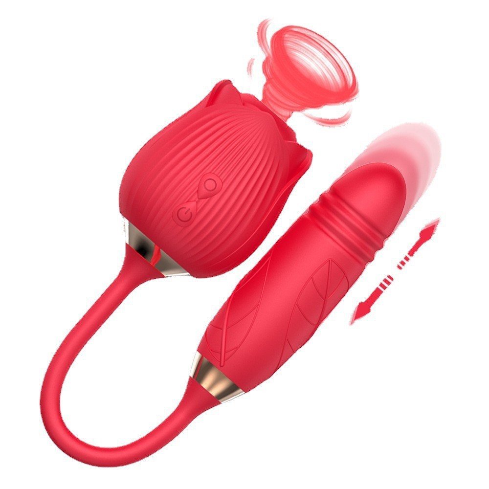 Double-headed Tongue Licking Vibration Retractable Female Products