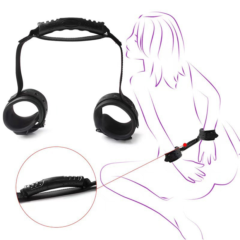 Handcuff Black Handcuff Bondage Training Toy Secondary image