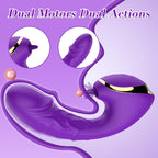 G Spot Vibrator 2 In 1 Wearable Vibrator Dildo With 10 Licking & Powerful Vibration