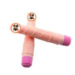 Realistic Dildo Nude Color Artifical Clitoris Latex
