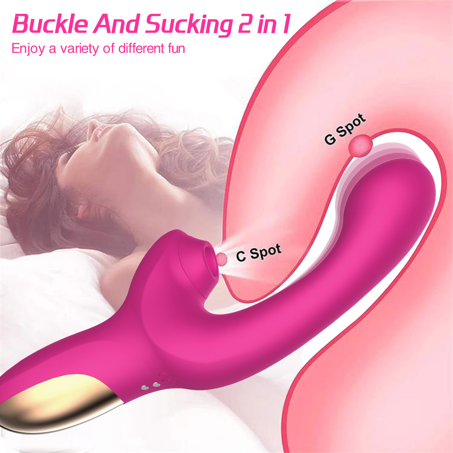 Finger Vibrator Button Multi-frequency Sucking Massager 1 Finger vibrator with button controls and multi-frequency sucking massager for enhanced pleasure.