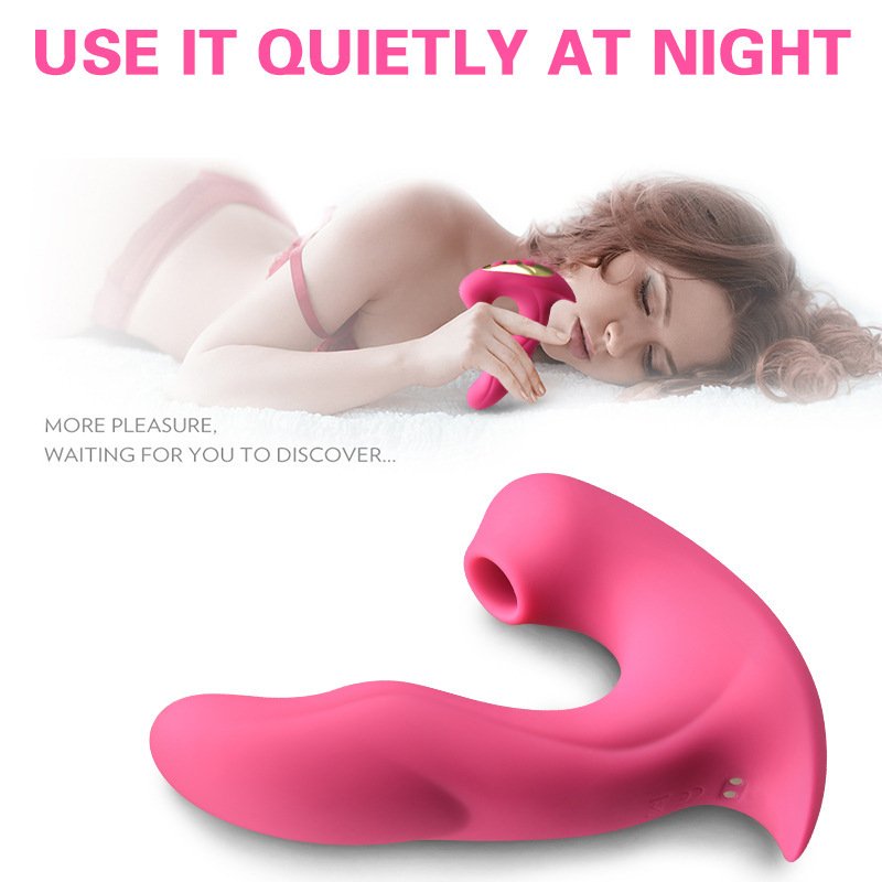 Sucking vibrator designed for intense clitoral suction and powerful vibrations